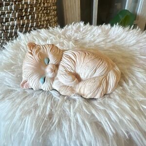 Ceramic Sleepjng Cat / Kitten 5”